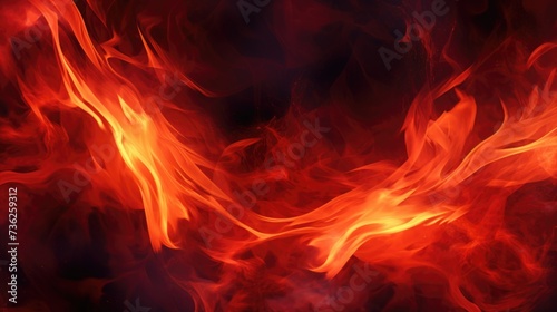 Red fire background