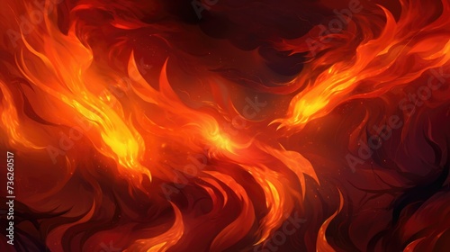 Saffron fire background