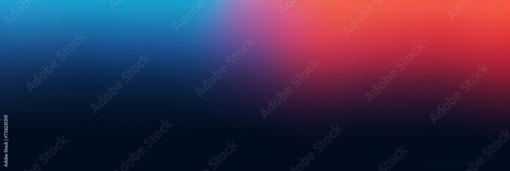 Fototapeta premium abstract Color gradient grainy background, dark blue pink orange vibrant noise textured grain gradient backdrop website header poster banner cover design