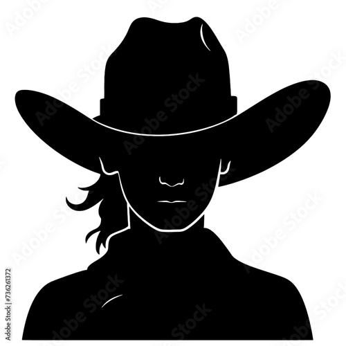 cowboy and cowgirl silhouette 