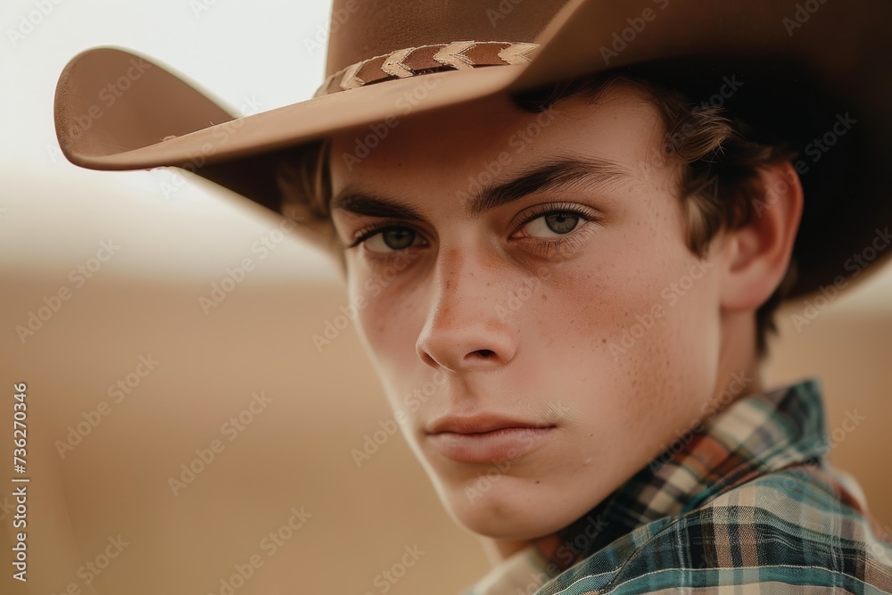 Attractive youthful rancher Attractive youthful rancher