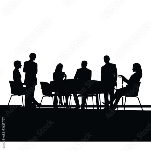 
business people  Silhouette
