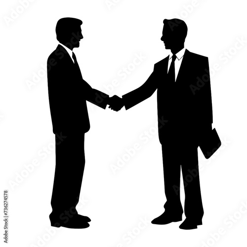 business people shaking hands