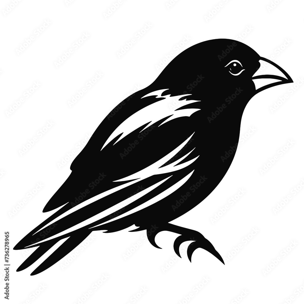 Sparrow silhouette icon