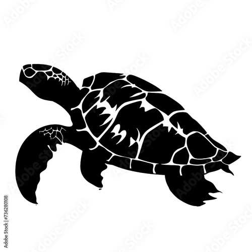  turtle icon silhouette 