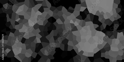abstract black geometric with triangles and marble texture. Seamless pattern mosaic marble pattern texture with seamless shapes. dark and light gray Geometric Modern creative background.