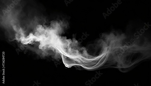 smoke on black background