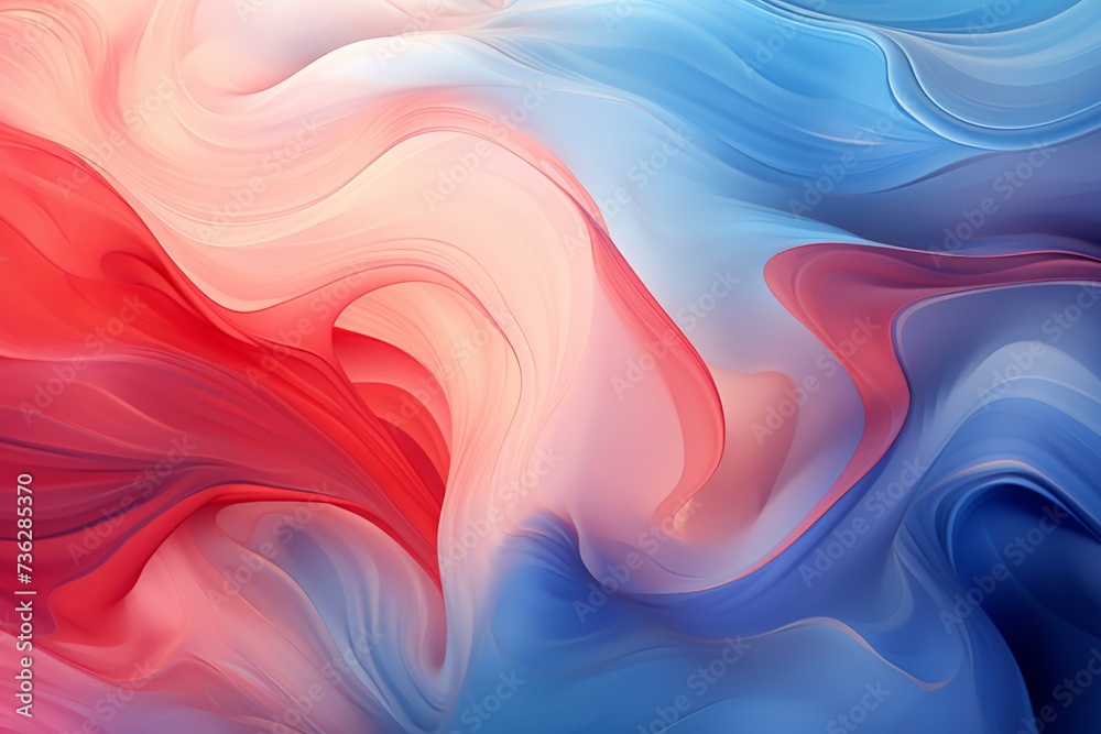 Abstract Fluid Shapes in Blue and Red Gradient. Abstract background featuring fluid shapes with a harmonious blend of blue and red gradients, conveying a sense of flow and dynamism. Abstract Fluid Shapes in Blue and Red Gradient. Abstract background featuring fluid shapes with a harmonious blend of blue and red gradients, conveying a sense of flow and dynamism.