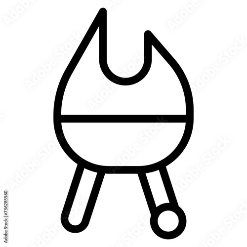 grill line icon