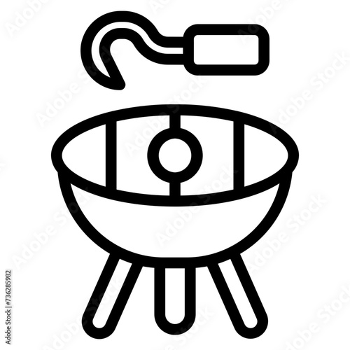 grill line icon