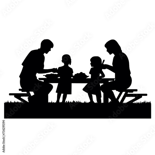 
family in the park
