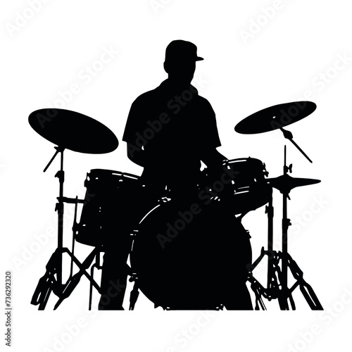 
Musician Drummer Silhouette