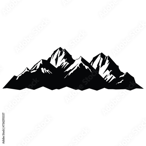 mountain landscape silhouette