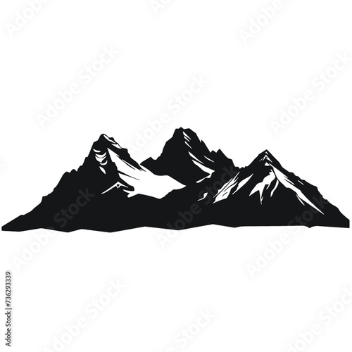 mountain landscape silhouette