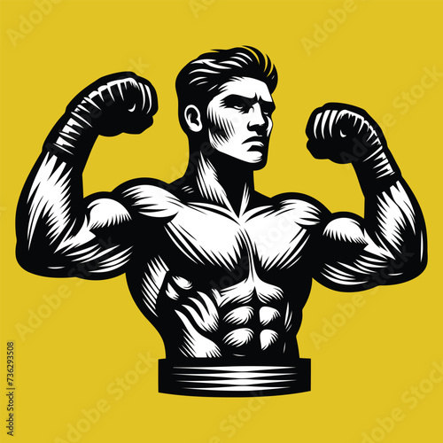 illustration of a boxer