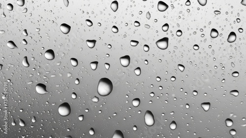 The background of raindrops is in Silver color.