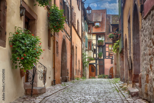Wallpaper Mural Riquewihr - Rue St. Nicolas Torontodigital.ca