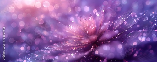 Lively scenery adorned with sparkling purple specks exuding a joyful atmosphere. Concept Purple Sparkle Extravaganza, Lively Scenic Delight, Joyful Atmosphere Bliss