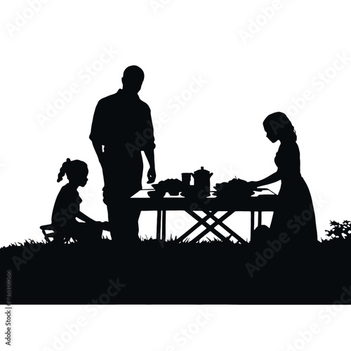 family in the park 