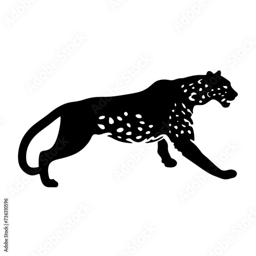 cheetah silhouette