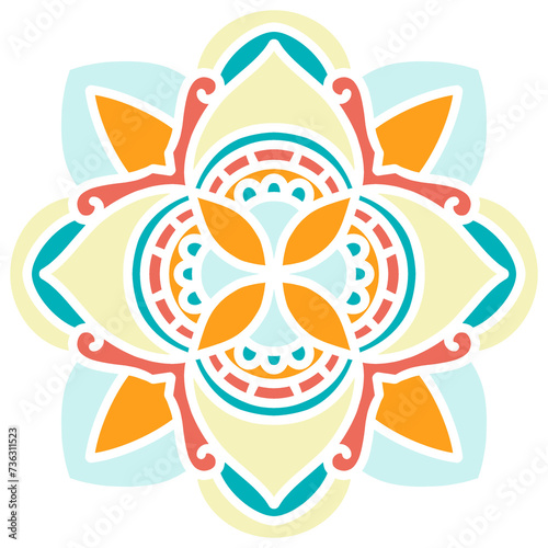 Illustration abstract flower