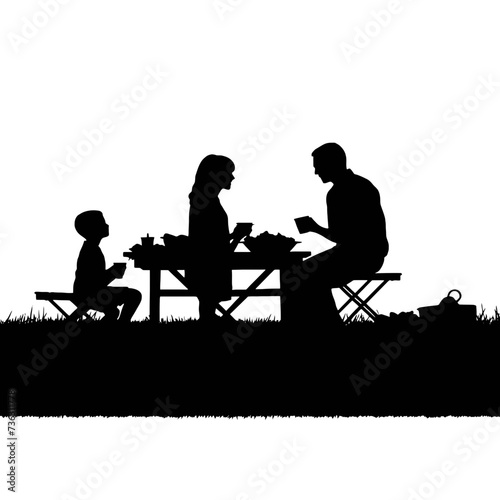 family in the park