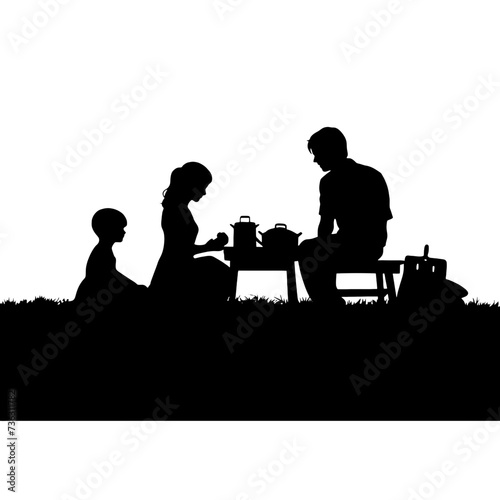 family in the park