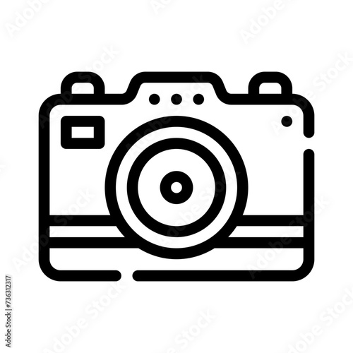 camera line icon