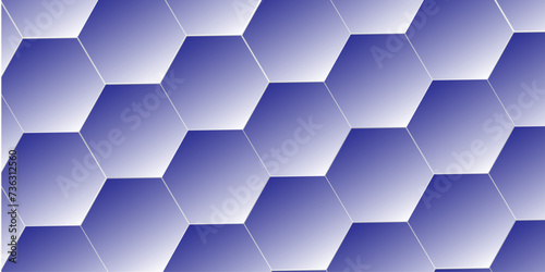 Simple flat vector interpolated hexagons