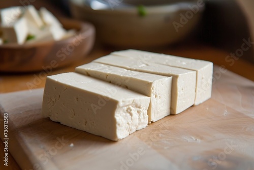Tofu cheese made recently