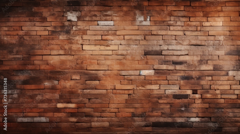  The background of the brick wall is in Bronze color.