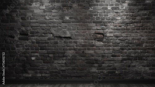 The background of the brick wall is in Charcoal color