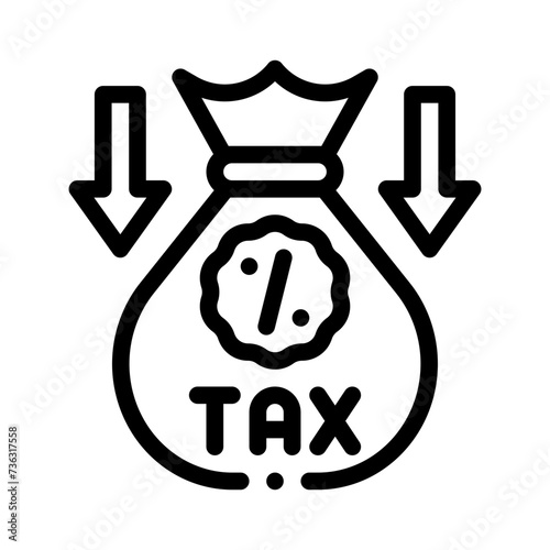 tax line icon
