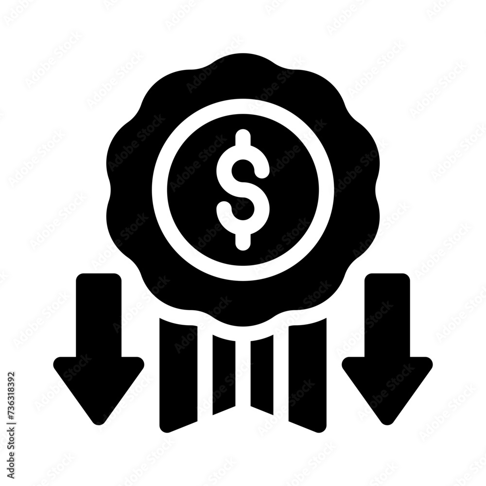 bonus depreciation glyph icon bonus depreciation glyph icon