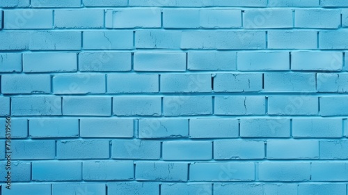  The background of the brick wall is in Sky Blue color.