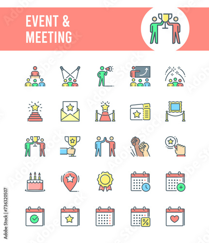 Event and Meeting Icons photo