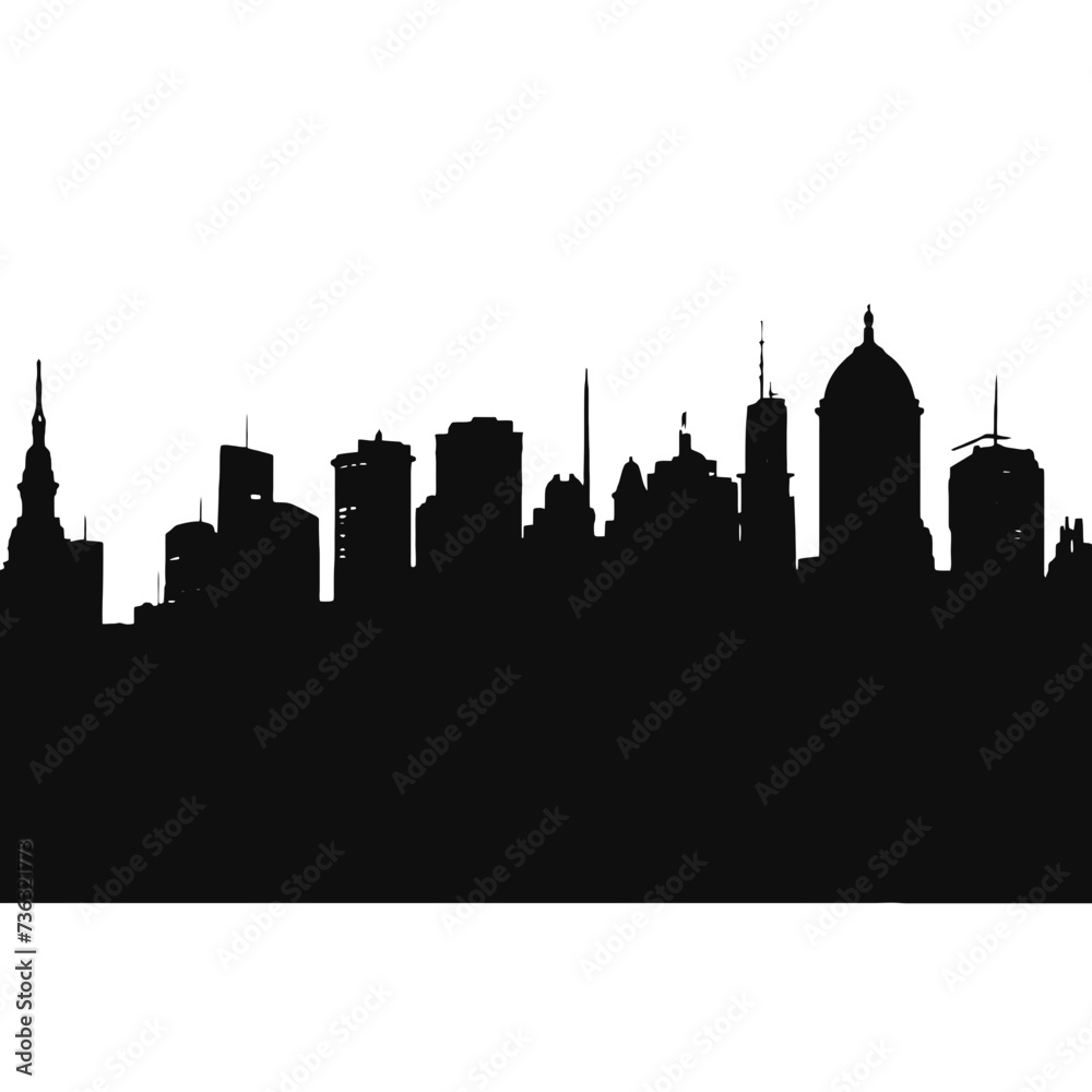 city skyline silhouette