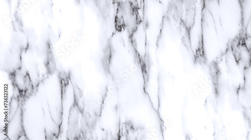 White marble texture with subtle veins. Panoramic natural pattern best for luxury wallpaper, background or design art work. 