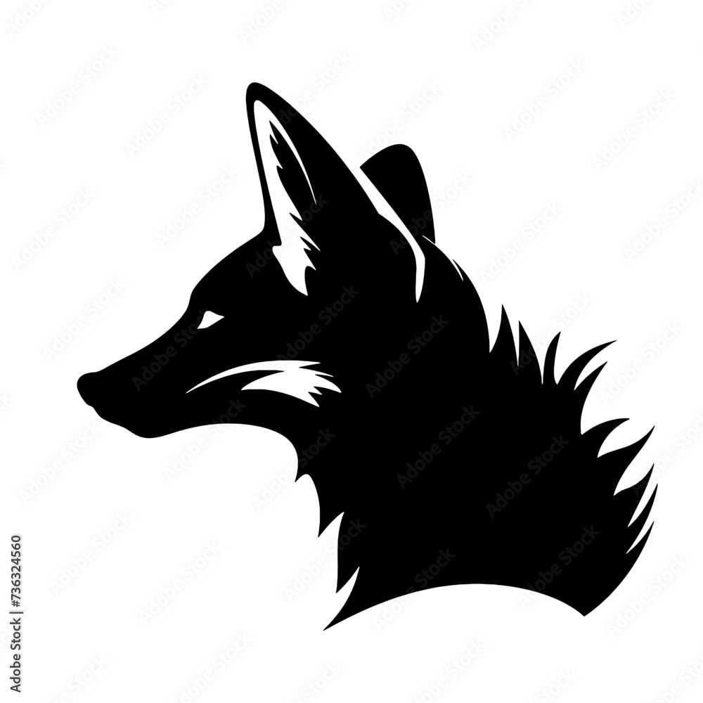fox silhouette fox silhouette