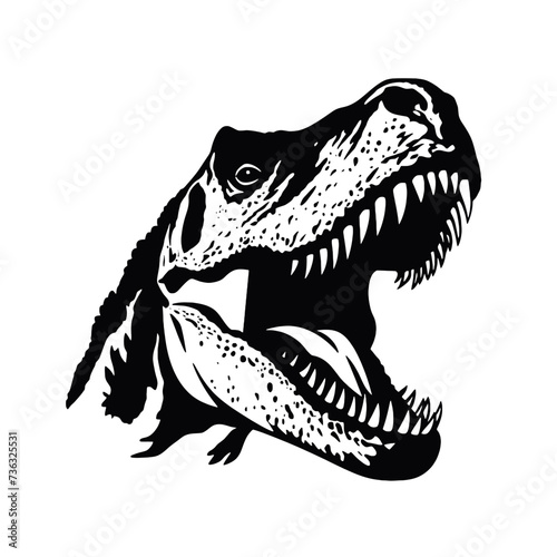 tyrannosaurus rex dinosaur © vectorcyan