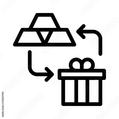 barter line icon