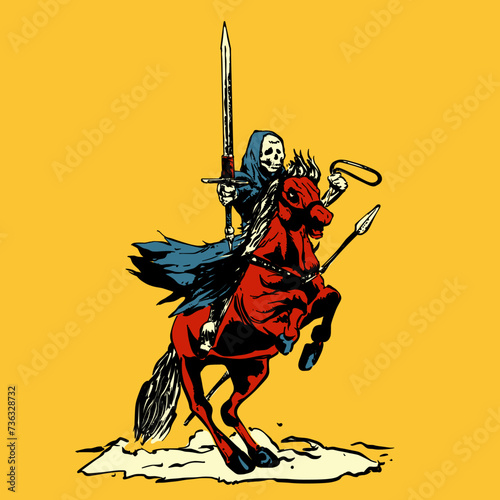 Grim Reaper Medieval Knight