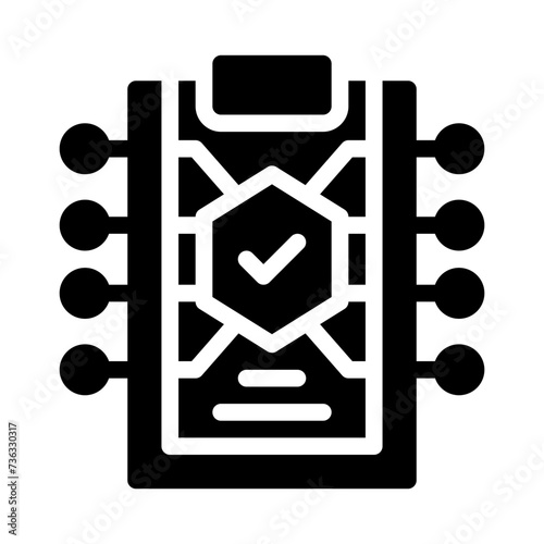 smart contract glyph icon