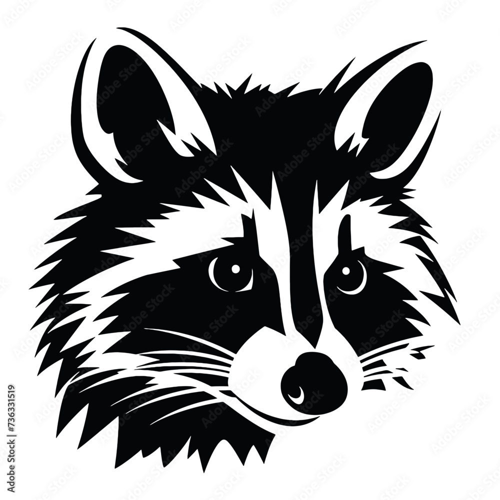 Raccoon silhouette
Raccoon silhouette