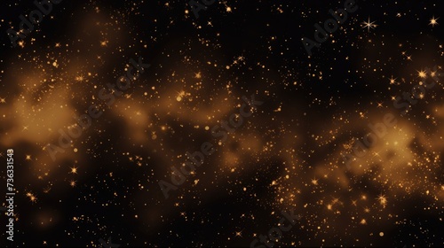 The background of the starry sky is in Brown color.