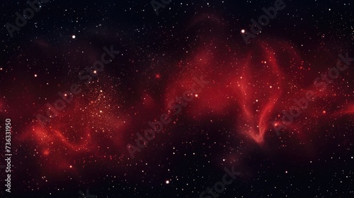 The background of the starry sky is in Crimson color