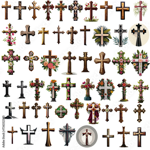 set of crosses