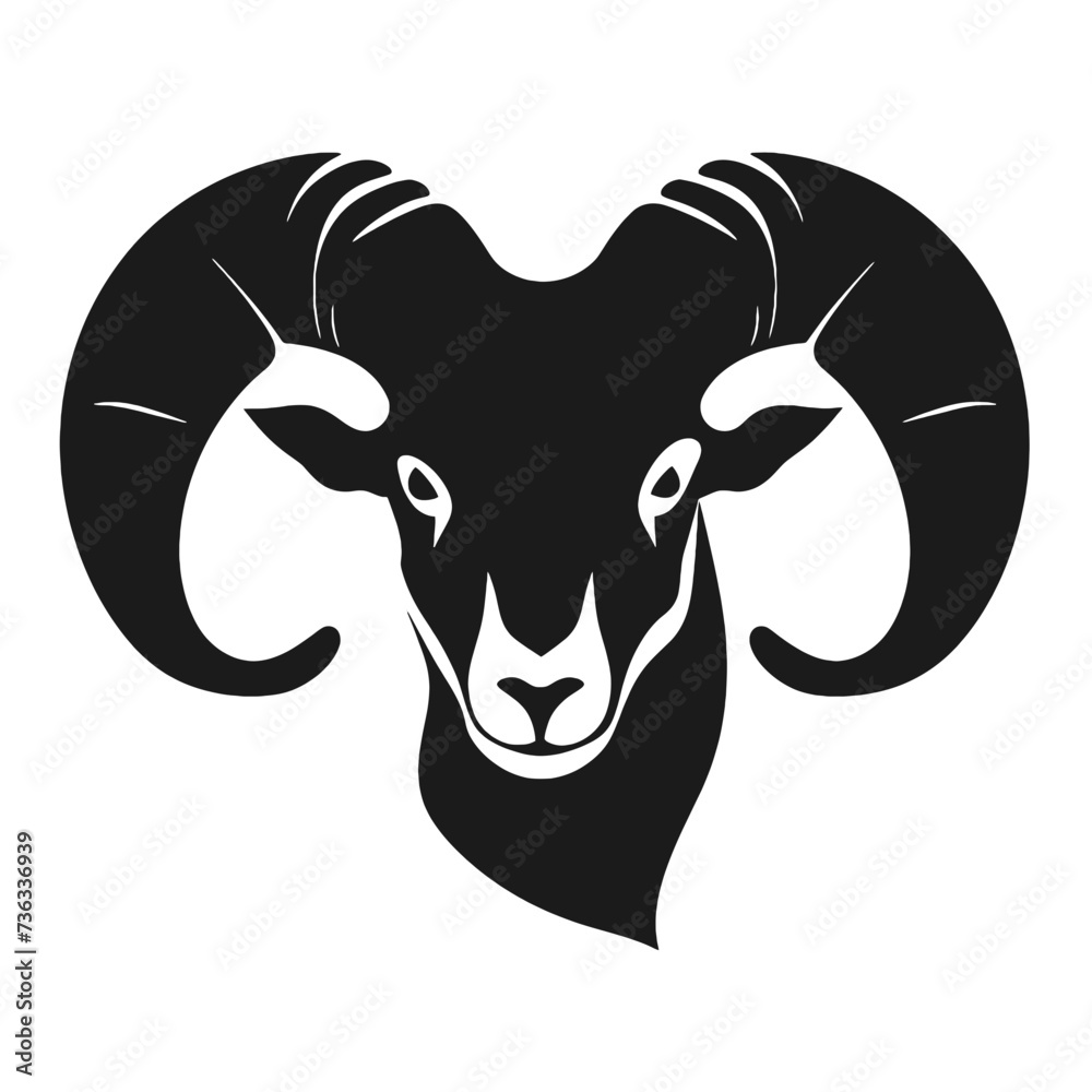 Ram  silhouette
