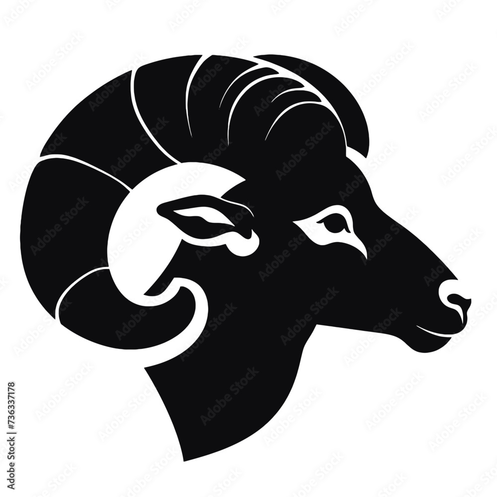 Ram silhouette Ram silhouette