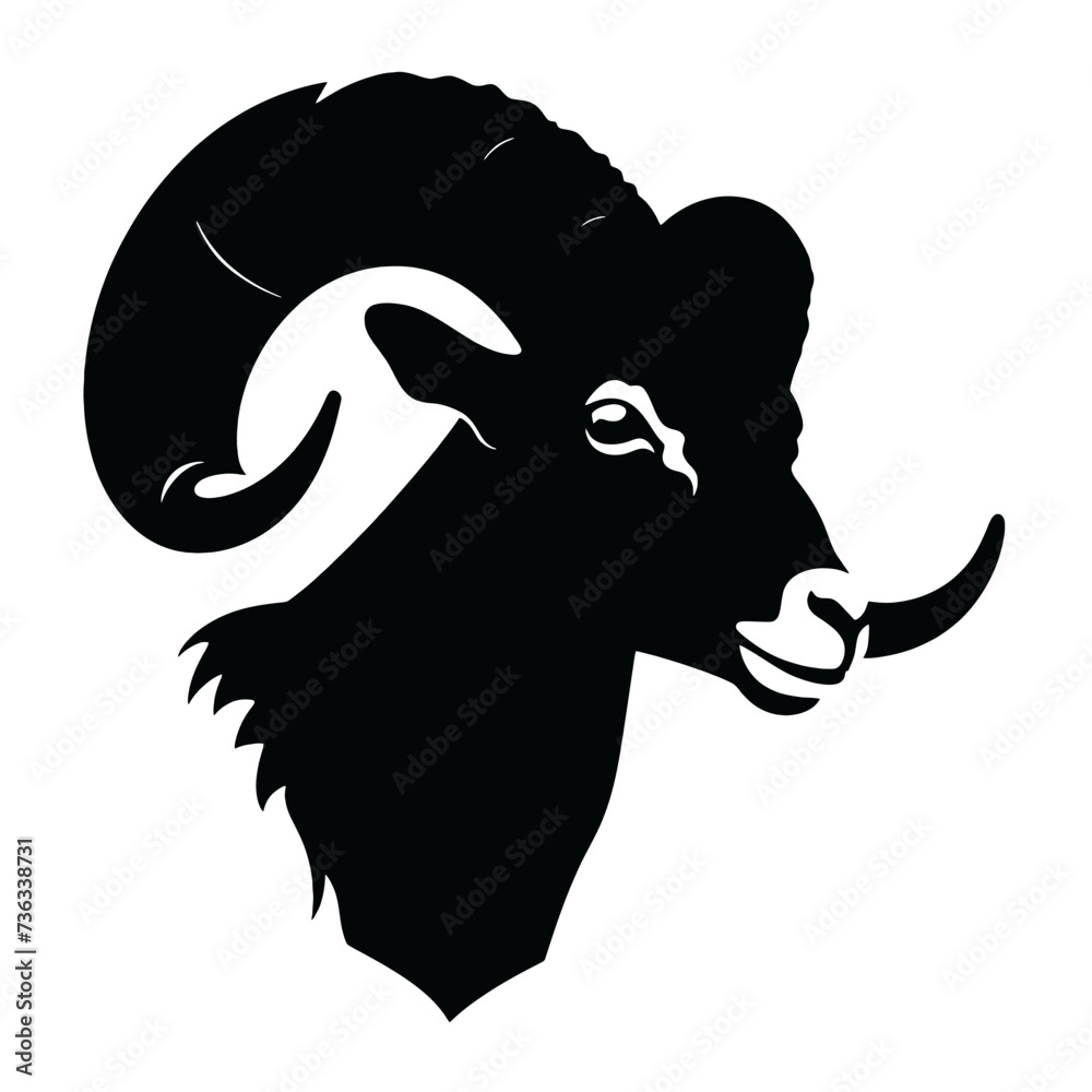 Ram  silhouette